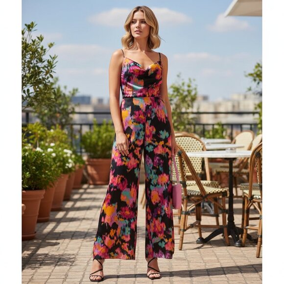 Elliatt Pants - NWT  Elliatt Minelli Printed Jumpsuit